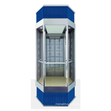 Hébergement HD-G08 à faible bruit AC VVVF Drive Elevateur Observation Panoramique Ascenseurs de visiteurs